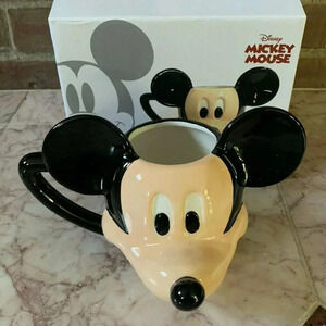 NEW Disney Mickey Mouse Sculpted Face Mug 20oz